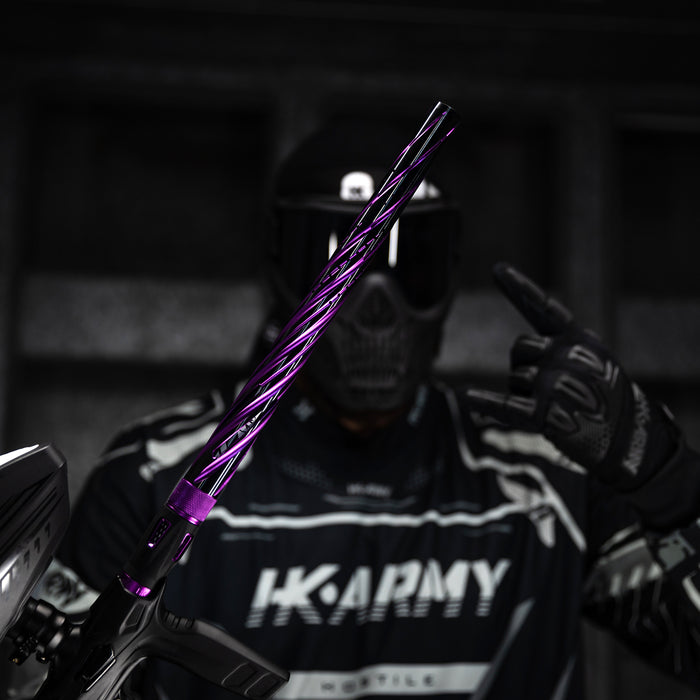 LAZR Elite Orbit Barrel Kit - 15" Dust Purple/Black Inserts - Cocker Threads