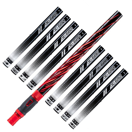 LAZR Elite Orbit Barrel Kit - 15" Dust Red/Black Inserts - Cocker Threads
