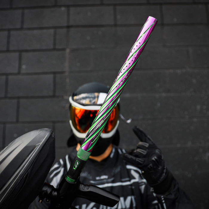 LAZR Elite Orbit Barrel Kit - 15" Green/Purple Black Inserts - Cocker Threads