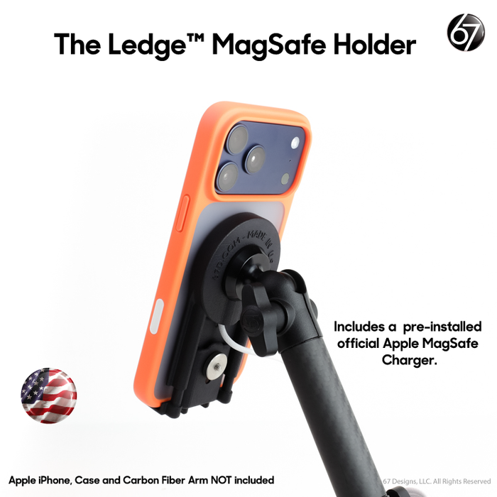 Ledge Phone Holder with Apple MagSafe Charger