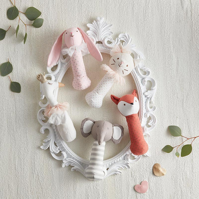 Linen Post Rattle