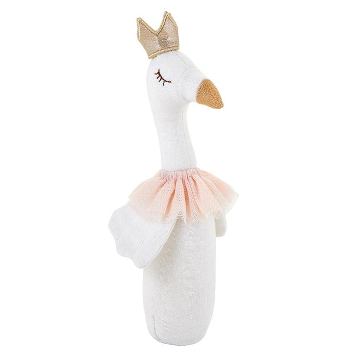 Linen Post Rattle