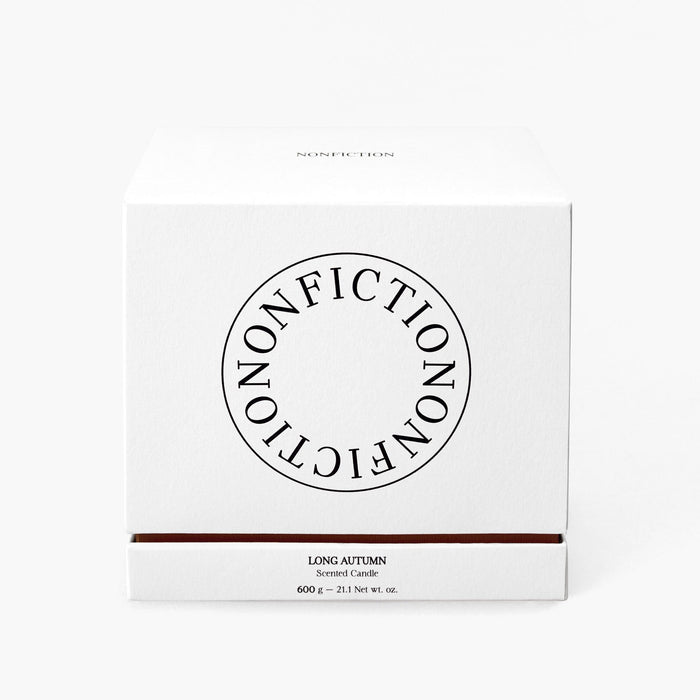 NONFICTION Candle 600G LONG AUTUMN Large Scented Candle