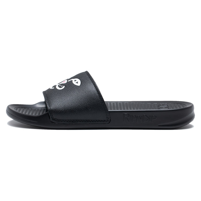 RIPNDIP Lord Jermal Face Slides (Black)