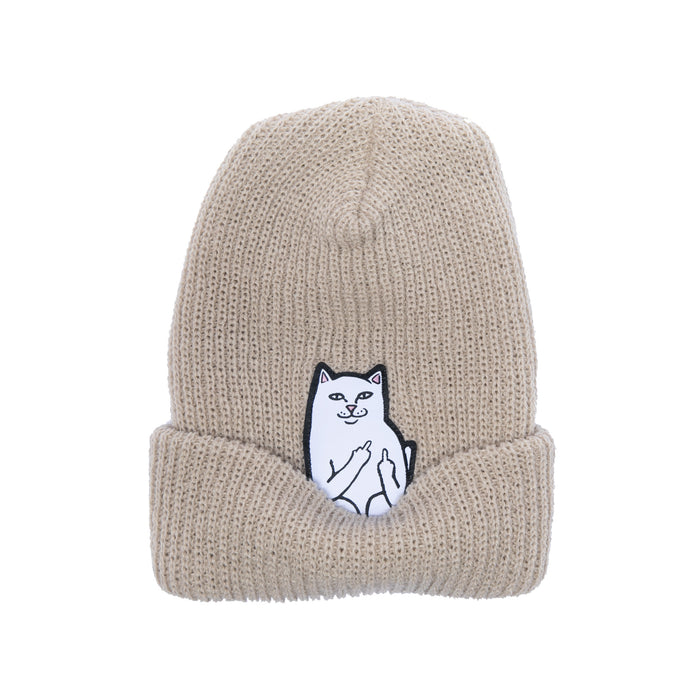 RIPNDIP Lord Nermal Beanie (Cream)