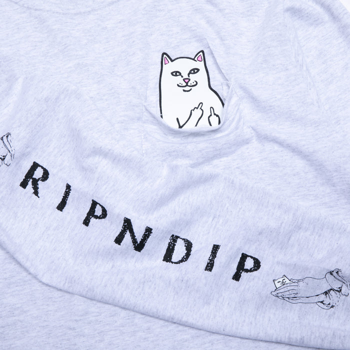 RIPNDIP Lord Nermal Long Sleeve (Ash Heather)