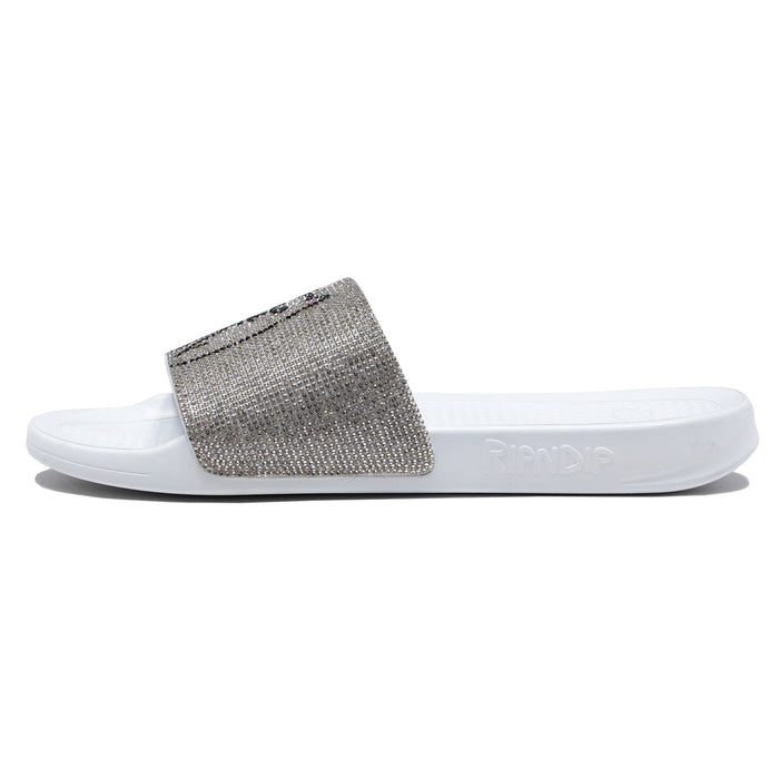 341724 Lord Nermal Slides (Rhinestone White)
