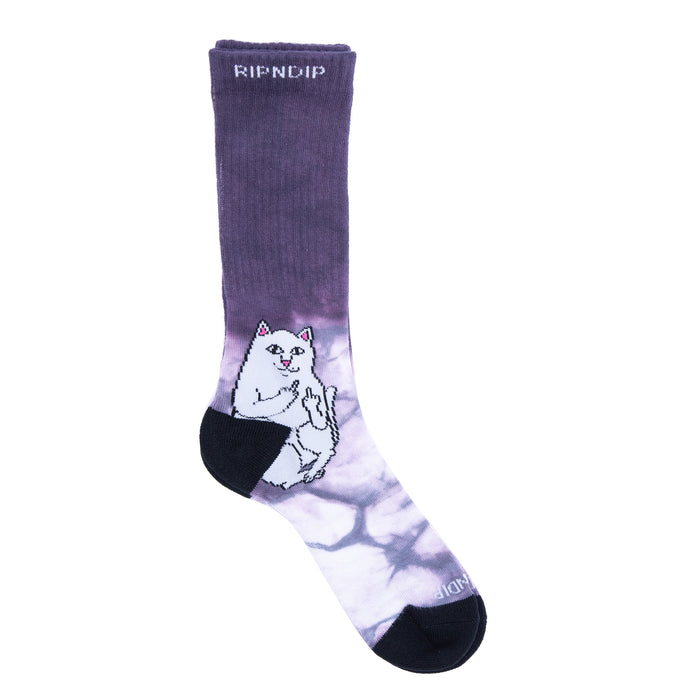 RIPNDIP Lord Nermal Socks (Mauve Half Dye)