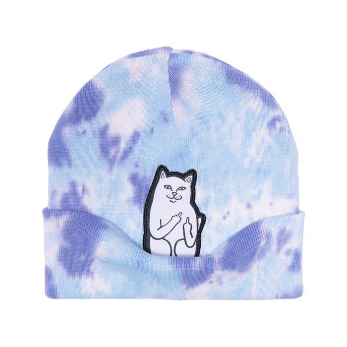 RIPNDIP Lord Nermal Tie Dye Beanie (Periwinkle)