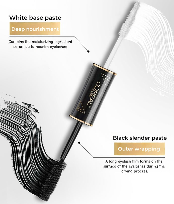 L'Oréal Double-head Moist Ultra-lengthening Mascara T4975
