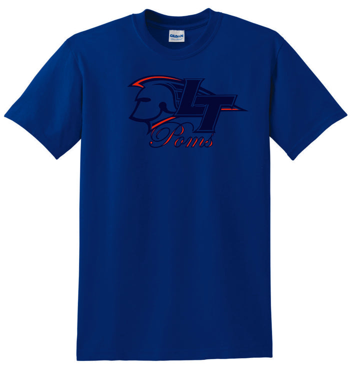 LT Poms Basic Logo Tee- Matte or Glitter