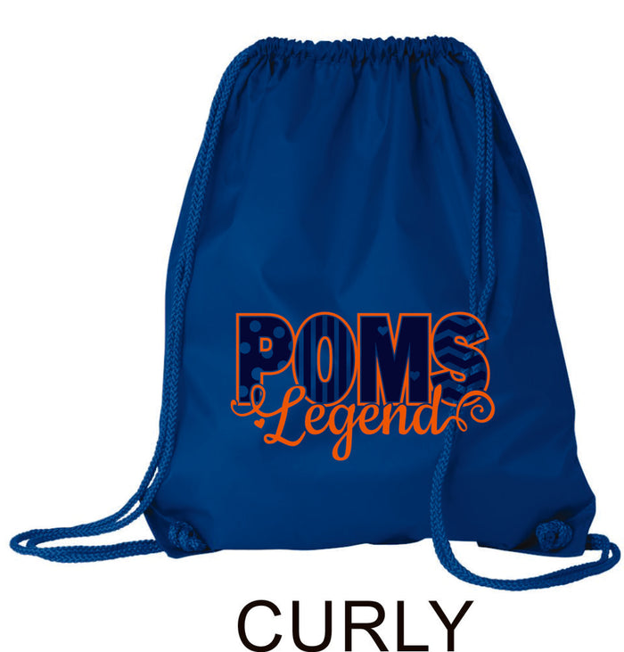 LT Poms Drawstring Cinch Sack- 2 designs