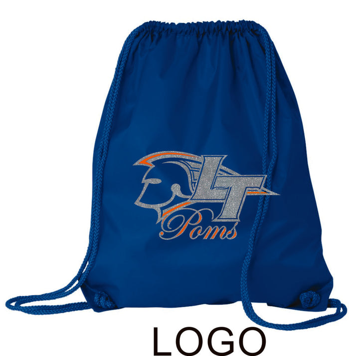 LT Poms Drawstring Cinch Sack- 2 designs