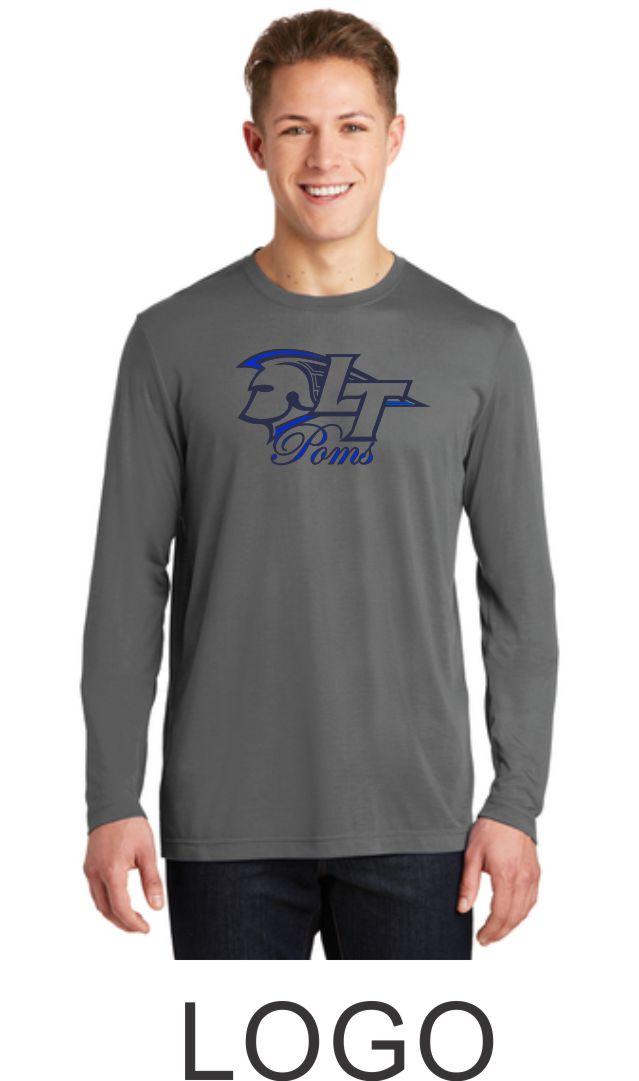 LT Poms Sport-Tek Unisex Long Sleeve Wicking Tee - 2 designs