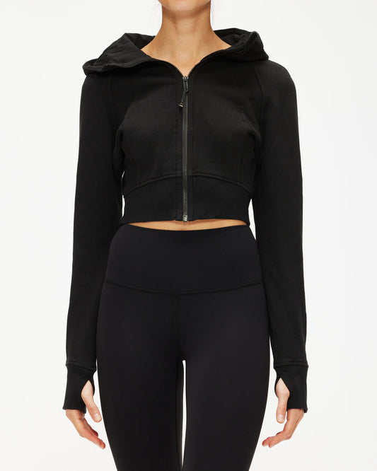 Lululemon Scuba Full Zip Cropped Hoodie