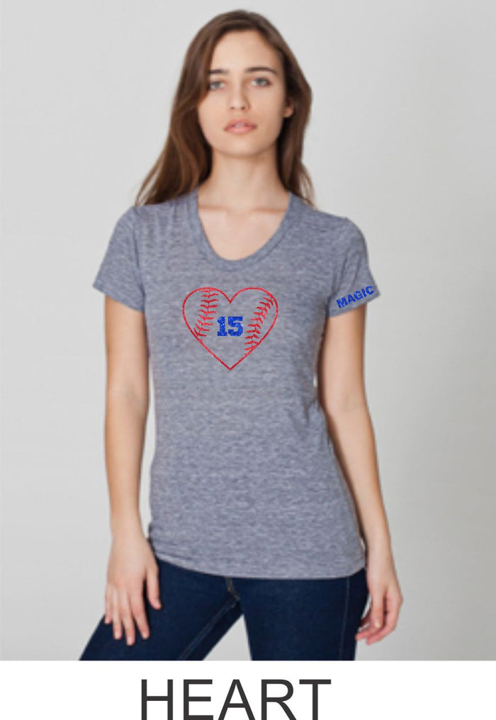 Magic Track Tee- 4 designs- Matte or Glitter