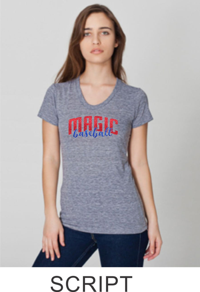 Magic Track Tee- 4 designs- Matte or Glitter