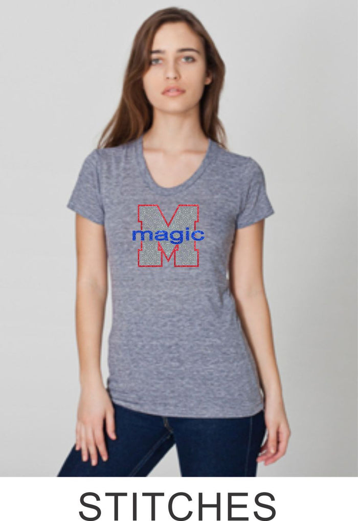 Magic Track Tee- 4 designs- Matte or Glitter