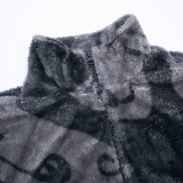 RIPNDIP Many Faces Sherpa Jacket (Charcoal)