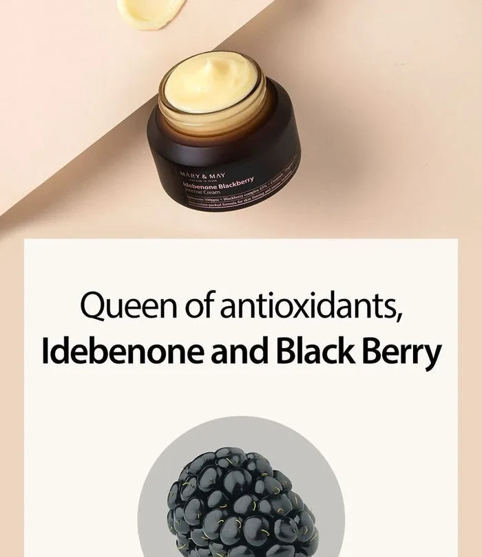 Mary & May Idebenone Blackberry Intense Cream 12g