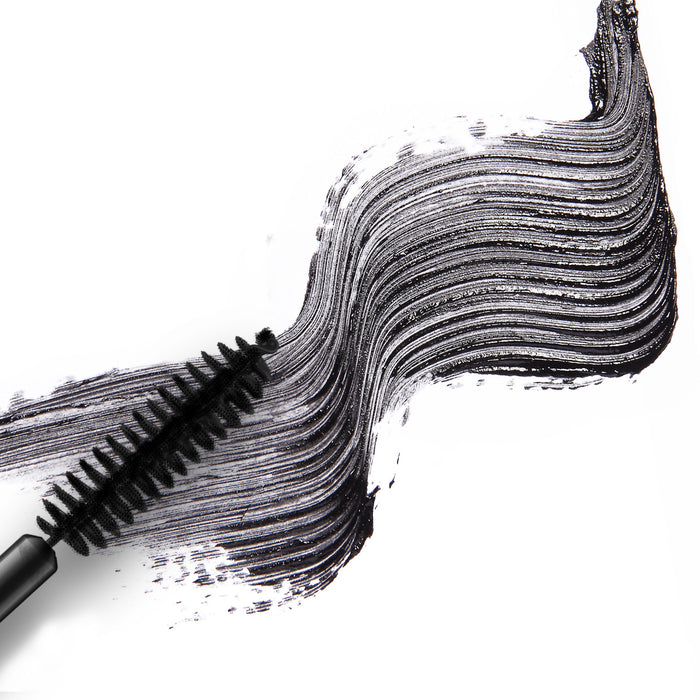 Swatch of Demure Black Mascara