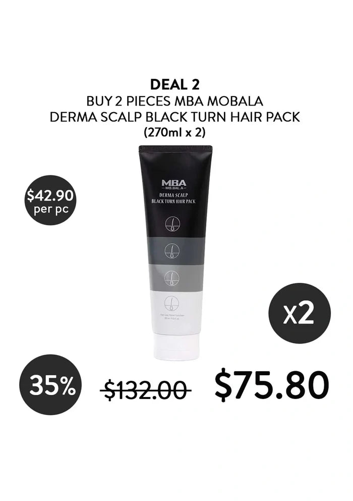(BUY 2) MBA DERMA SCALP HAIR PACK