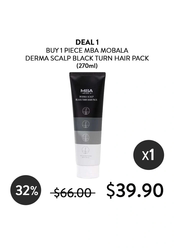 (BUY 1) MBA DERMA SCALP HAIR PACK