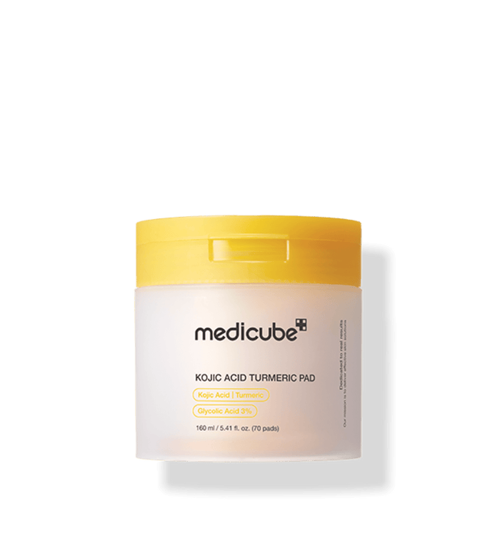 Medicube Kojic Acid Tumeric Toner Pad 70pcs - Komiko Beauty