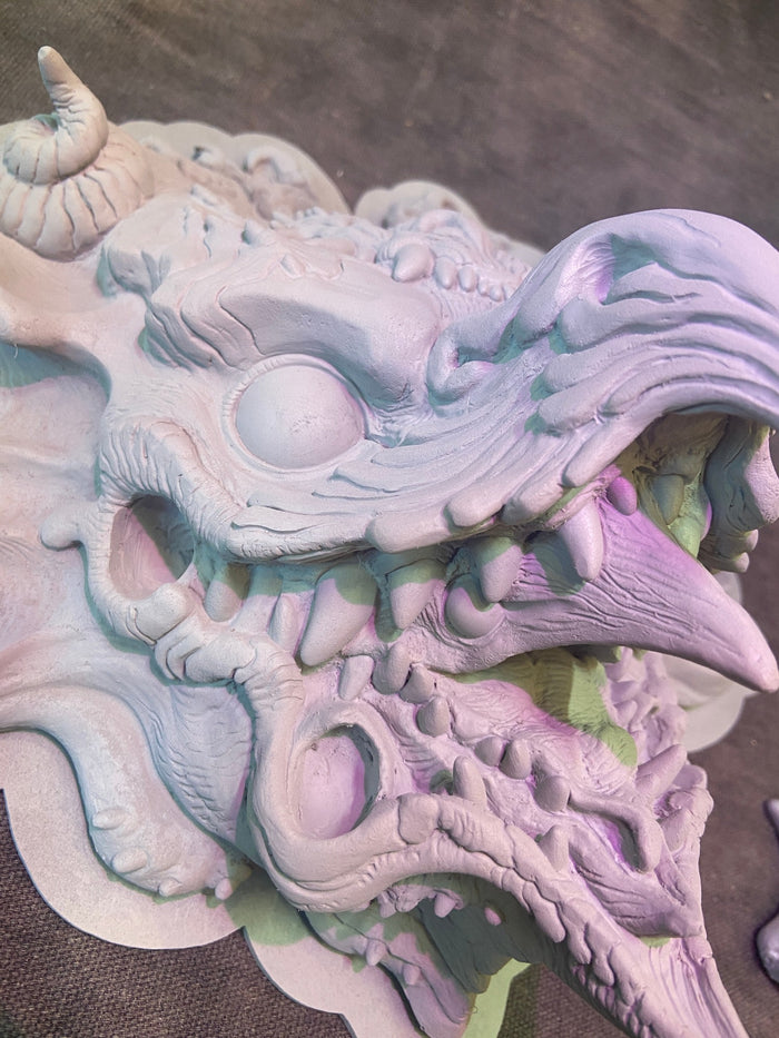 MEDIEVAL SHRIEKER WALL PLAQUE BLANK CAST **PREORDER- ** 4 WEEKS