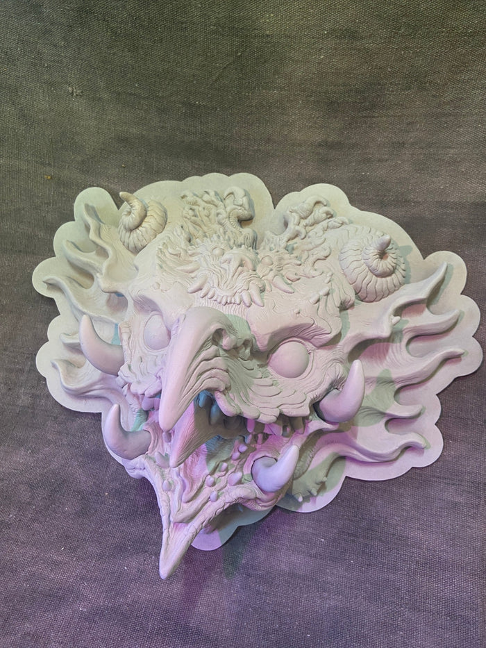 MEDIEVAL SHRIEKER WALL PLAQUE BLANK CAST **PREORDER- ** 4 WEEKS