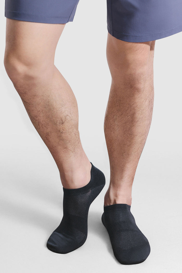 Men's Breathable Odor-Control Ankle Socks 4-Pack AF008