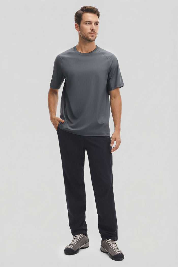 Men's Dual-Layer Cooling Performance T-Shirt UPF 50+ DR015
