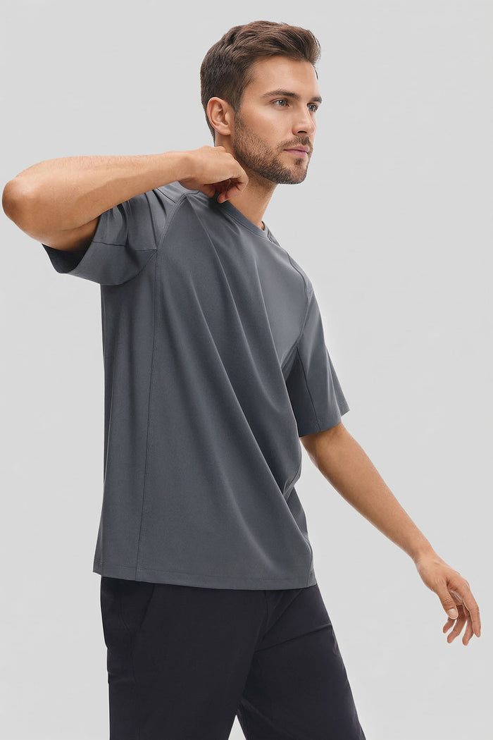 Men's Dual-Layer Cooling Performance T-Shirt UPF 50+ DR015