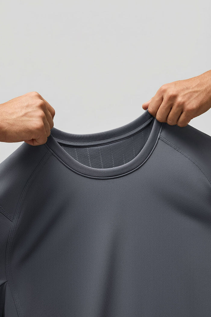 Men's Dual-Layer Cooling Performance T-Shirt UPF 50+ DR015