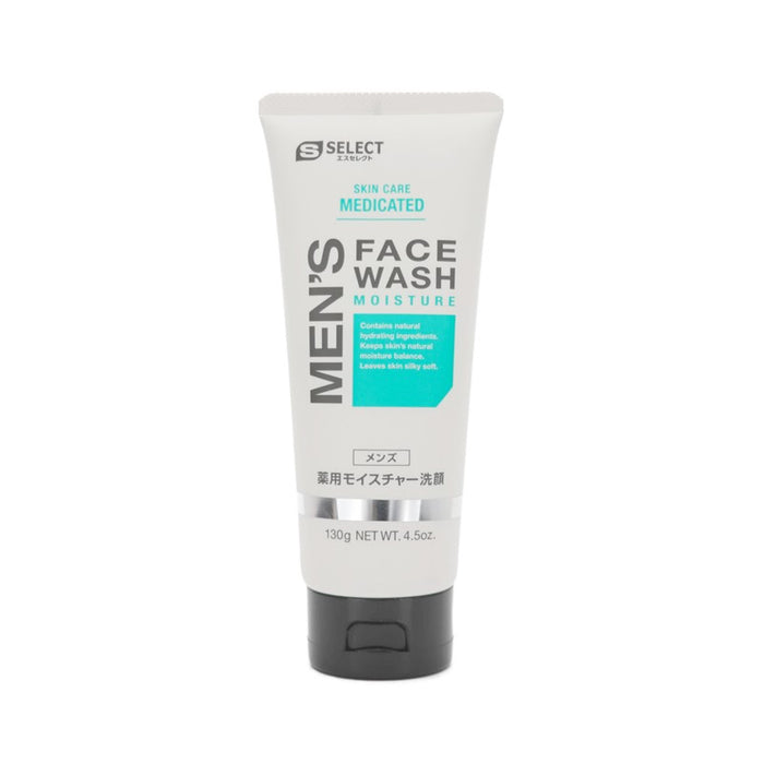 S SELECT Men's Face Wash Moisture 130g | Isetan KL Online Store