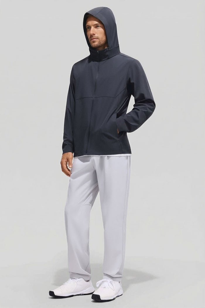 Men's Packable-Hood Quick-Dry Sun Protection Jacket UPF 100+ DS007/DS941