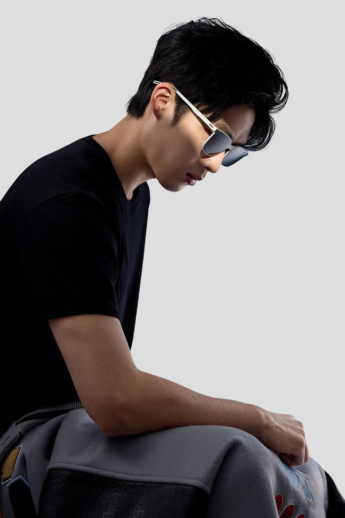 Men's Square Folding Sunglasses UV 400 FD434