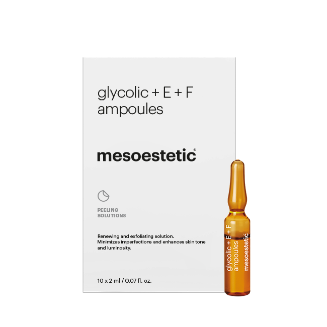 mesoestetic glycolic + E + F ampoules