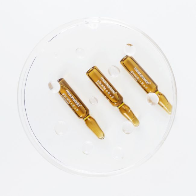 mesoestetic glycolic + E + F ampoules