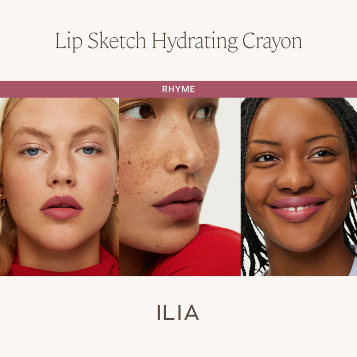 ILIA-Mini Lip Sketch Duo-Makeup-ILIA_LIPSKETCH_PDP_SKINTONECOMPARISONGRID_RHYME_1-The Detox Market |