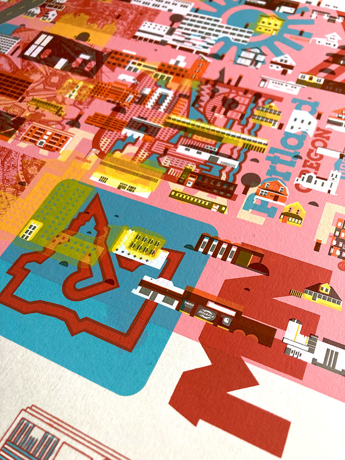 Minneapolis Map + Field Notes Test Print (RAER)