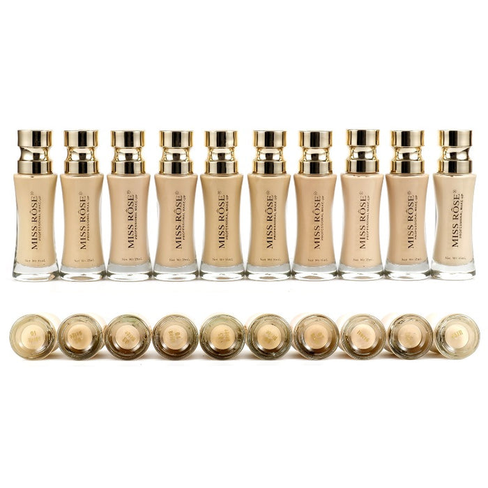Miss Rose Unique Double Wear Liquid Foundation - Miss Rose Com Pk