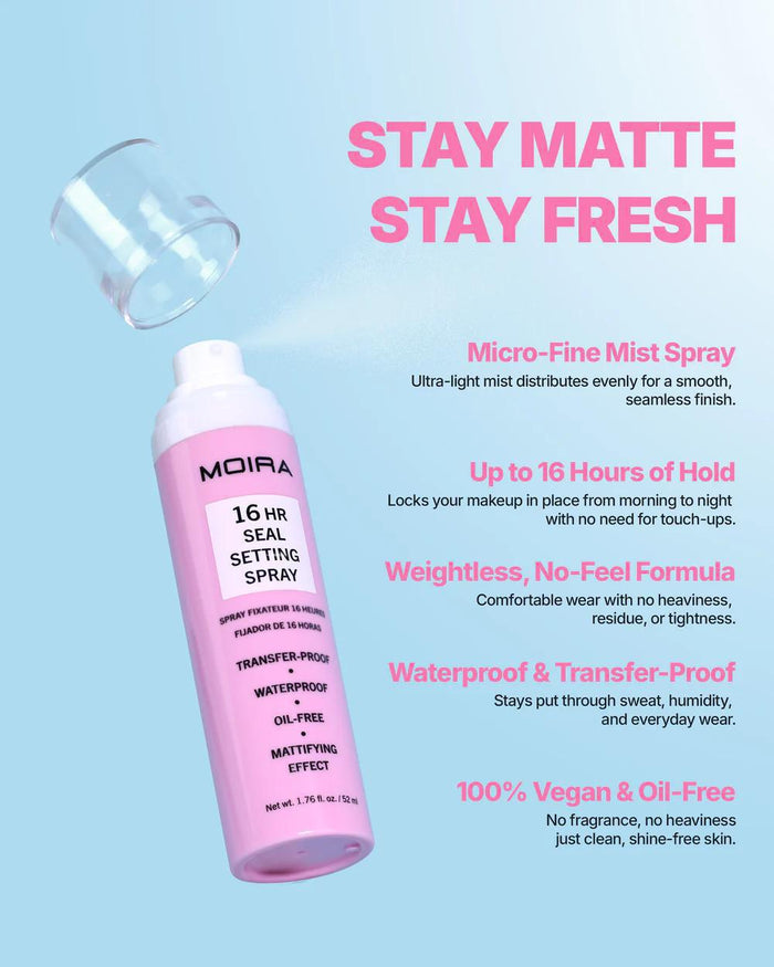 MOIRA 16 HR Seal Setting Spray 52 mL