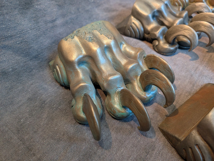 MONSTER PAW COLD CAST METAL DOOR STOPPER