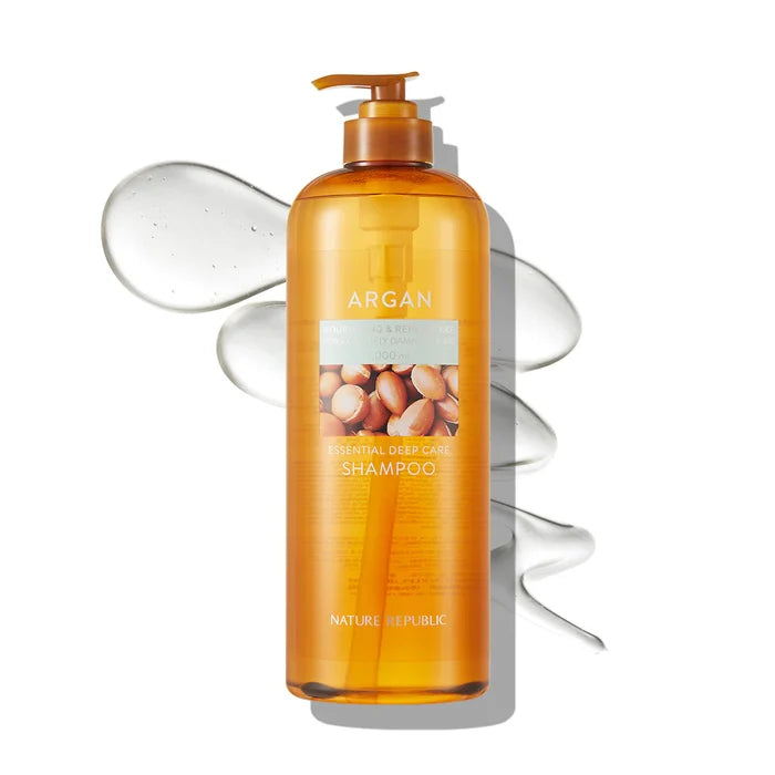 NATURE REPUBLIC Argan Essential Deep Care Shampoo شامبو الشعر بالاركان