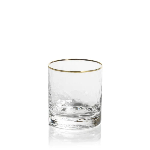 Negroni Hammered DOF Glass