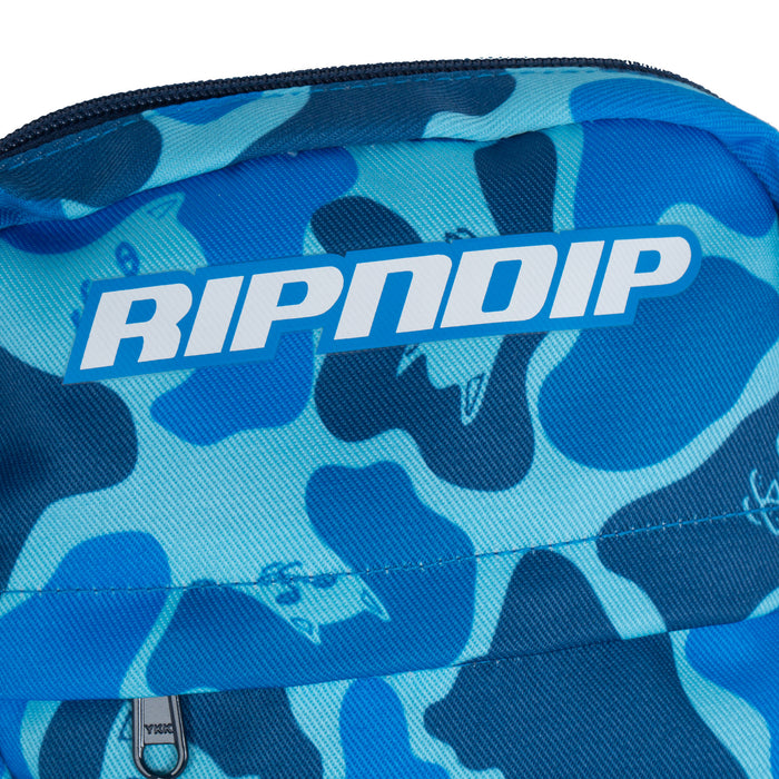 RipNDip Nerm Camo Shoulder Bag (Blue Camo)