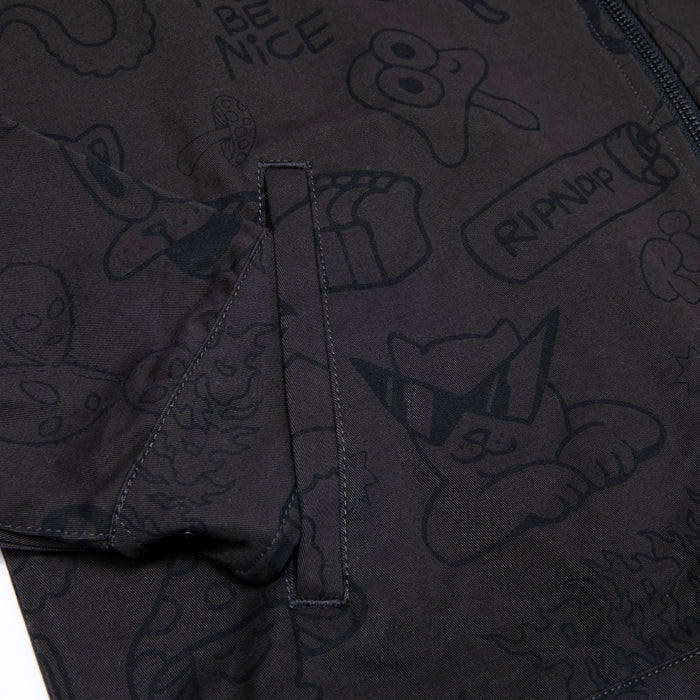RIPNDIP Nerm Doodle Work Jacket (Chocolate)