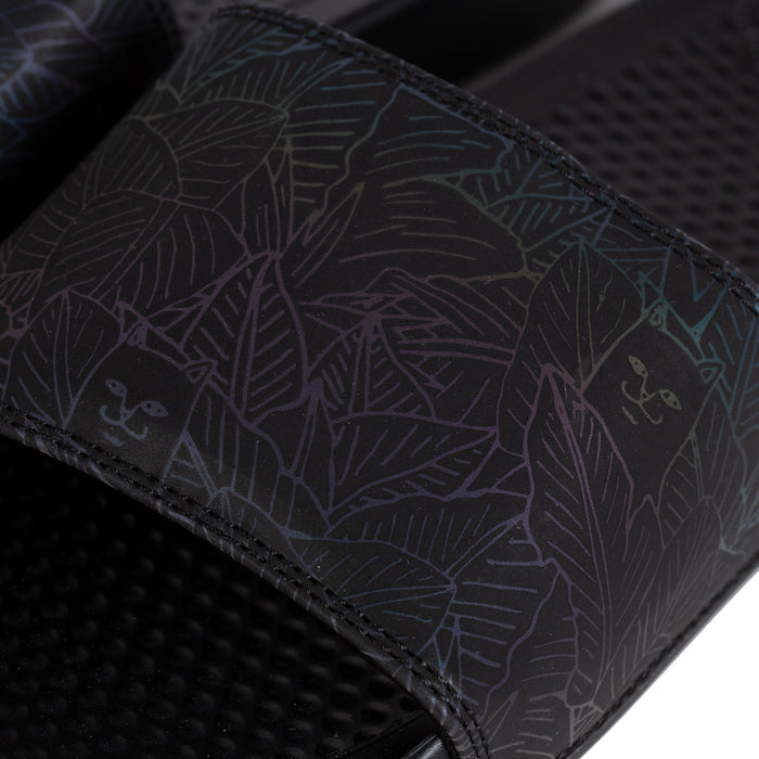 RipNDip Nermal Leaf Slides (Black Iridescent)