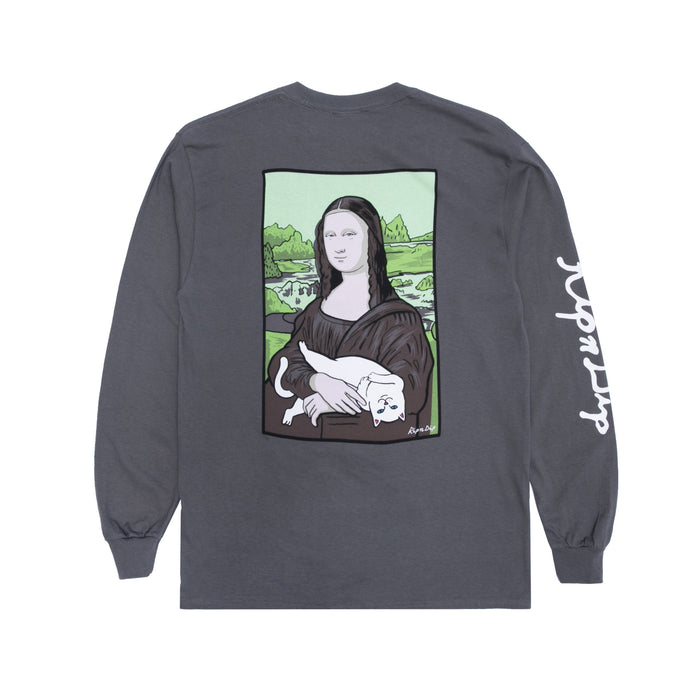 RIPNDIP Nermal Lisa Long Sleeve (Charcoal)